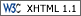 Valid XHTML 1.1 Valid XHTML